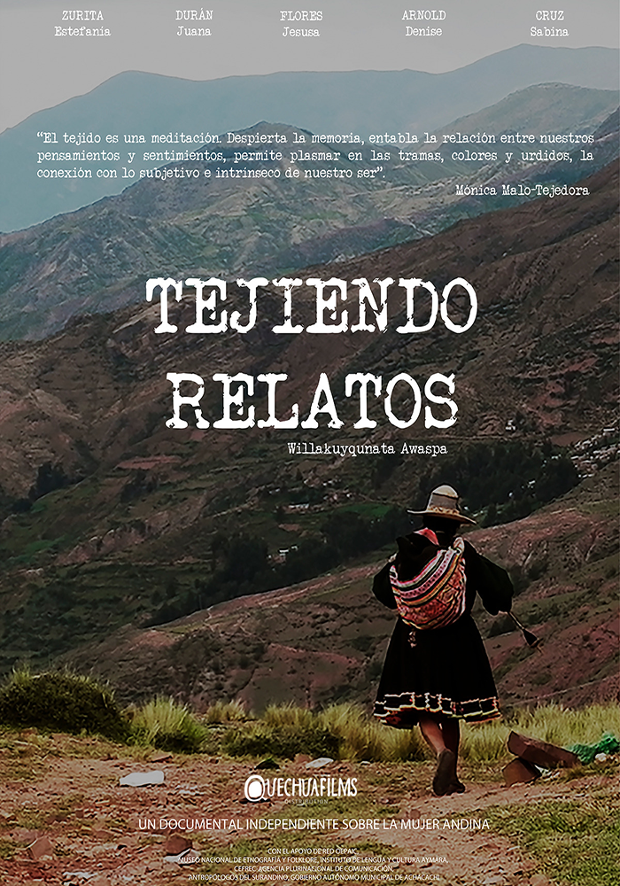 Tejiendo relatos   afiche bc