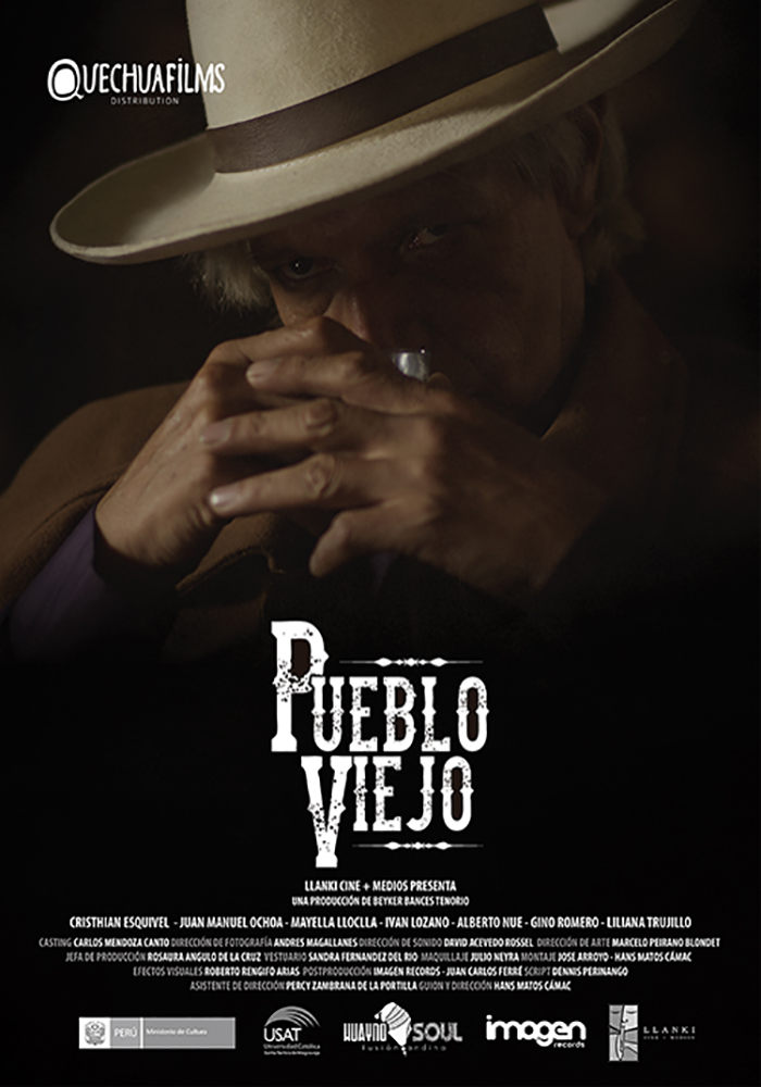 Pueblo viejo afiche