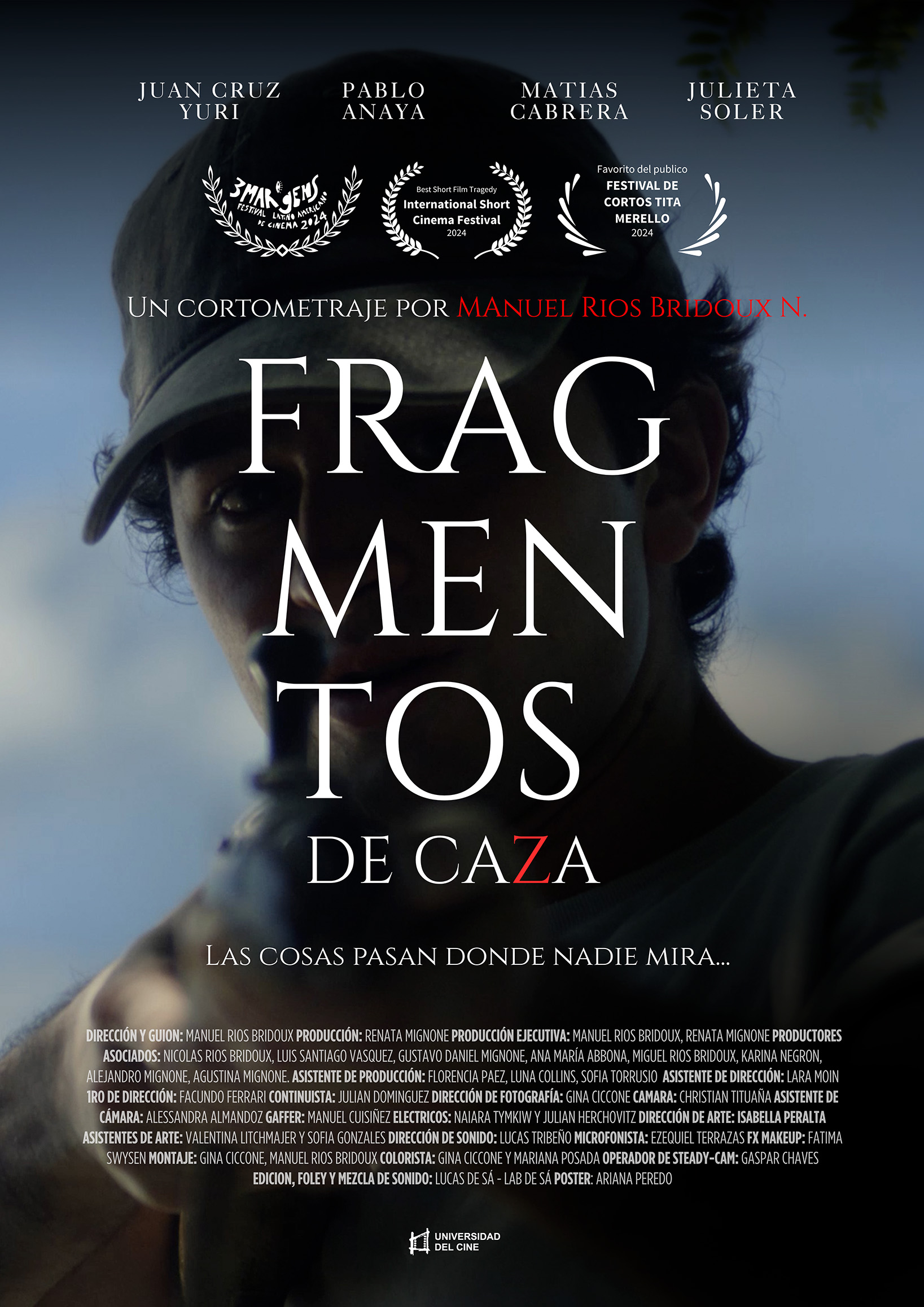 Poster oficial fragmentos de caza %28laureles%29
